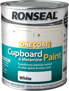 Ronseal Cupboard & Melamine Paint 750ml White Lace