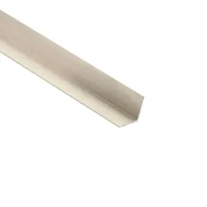 Aluminium alloy Angled edge Moulding (L)2400mm (W)18mm (T)18mm