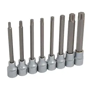 Star Bit Set - 8 piece 1/2 drive Extra Long (Neilsen CT1276)