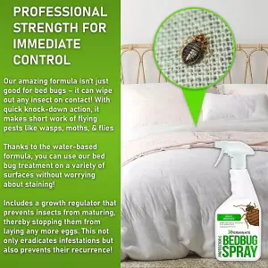 Xterminate Insect Bed Bug Killer Control Kill Treatment Kit 1 Small Room Spray