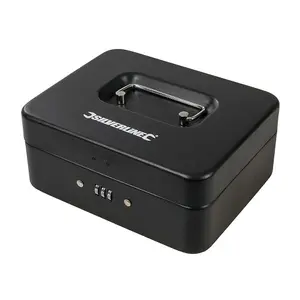 Silverline 3-Digit Combination Cash & Valuables Safe Box