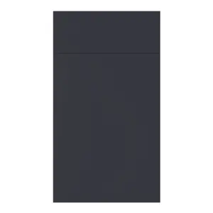 GoodHome Stevia Matt blue Slab Door & drawer 400mm