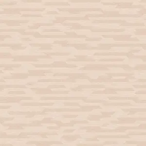 Grandeco Boutique Dioret Stacked Stones Texture Embossed Wallpaper, Blush Pink