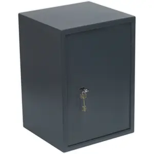 Heavy-Duty Floor and Shelf Mounted Security Safe with Dual Bolt Lock and 2 Keys