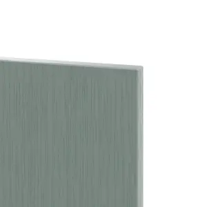 GoodHome Alpinia Matt Green Painted Wood Effect Shaker Standard Wall Clad on end panel (H)960mm (W)360mm