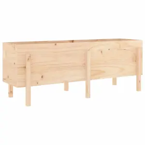 Berkfield Garden Raised Bed 160x50x57 cm Solid Wood Pine