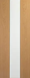 Internal White / Oak Pre-Finished Pescara Door  - 1981 x 686 x 35mm (27")