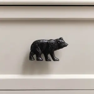 Melody Maison Matte Black Bear Drawer Knob