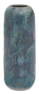 Interiors by Premier Green Vase, Boho Chic Decorative Vase, Modern and Contemporary Stoneware Tall Vase, Large Vase Decor for Home