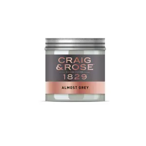 Craig & Rose 1829 Almost Grey Chalky Emulsion paint, 50ml