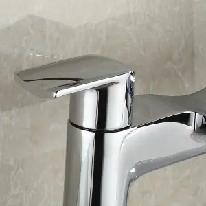 Nes Home Galaxy Basin Mixer & Bath Filler Tap Chrome