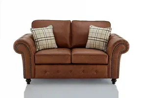 Oakland Faux Leather 2 Seater Sofa