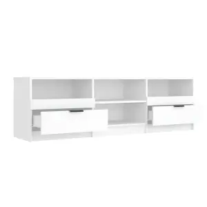 vidaXL TV Cabinet White 150x33.5x45 cm Engineered Wood