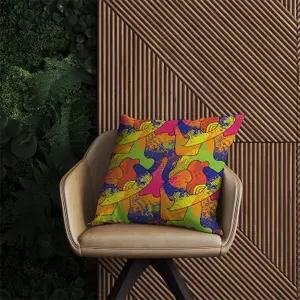 Bright Abstract Pattern Outdoor Cushion 45cm x 45cm