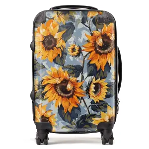 Sunflowers On A Sunny Day Suitcase - Cabin