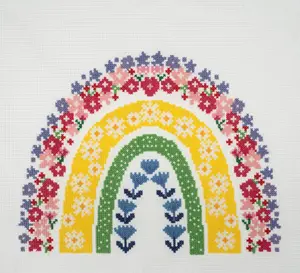 XSTITCH RAINBOW - Counted Cross Stitch Kit: Large: Rainbow - Trimits