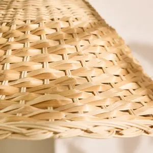 Traditional Rattan Two Tone Easy Fit Decor Ceiling Shade H22 x D44cm