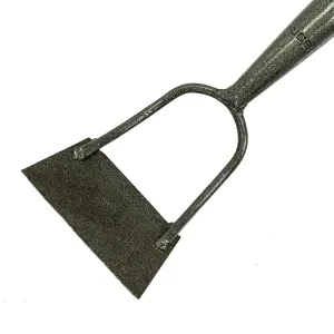 JCB Heritage Garden Hoe 130 x 150 mm Carbon Steel Blade, Ash Handle JCBHDUHO01