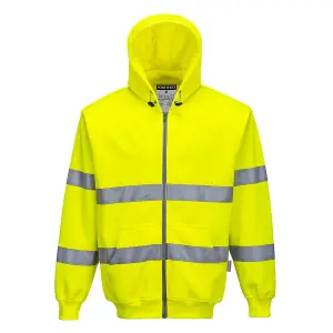 Portwest Hi-Vis Zip Front Hoodie