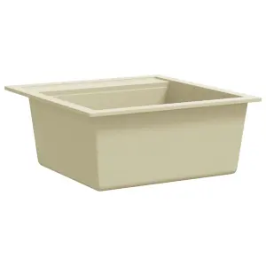 Berkfield Granite Kitchen Sink Single Basin Beige