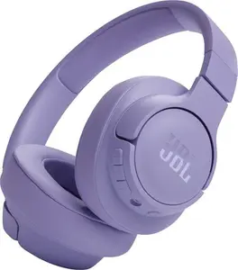 JBL Tune 720 BT Wireless Over-Ear Headphones With JBL Pure Bass Sound, Bluetooth 5.3, Hands-Free Calls, Audio Cable And 76-Hour Battery Life, Purple