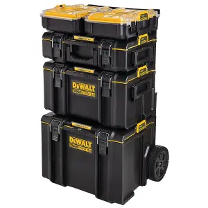 Dewalt Toughsystem 2 DS450 Rolling Mobile Tool Storage Box Trolley +2 Organisers