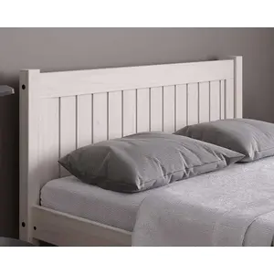 Birlea Trent Double Bed Frame In White