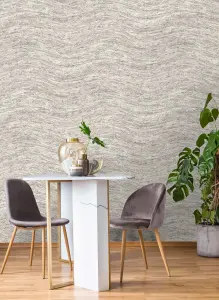 Holden Decor Industrial Wave Texture Neutral Blown Wallpaper