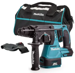 Makita DHR242Z 18V LXT Lithium 3 Mode SDS Rotary Hammer Drill Brushless +14" Bag