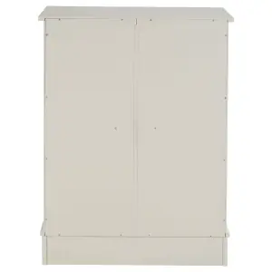 Interiors by Premier 4 Drawer Chest, White Dresser Chest of Drawers, White Dresser and Chest of Drawers, Modern Drawer Chest