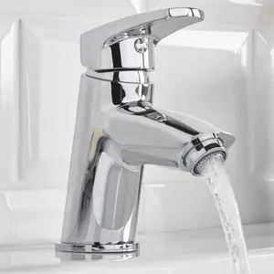 Bristan Divine Small Chrome effect Basin Mono mixer Tap