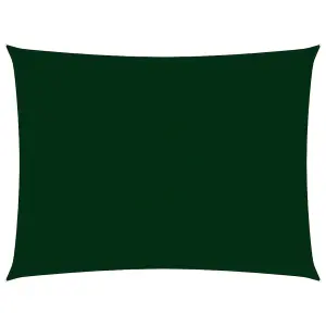 Berkfield Sunshade Sail Oxford Fabric Rectangular 2.5x4 m Dark Green