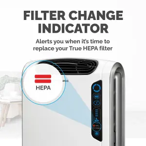 Fellowes Hepa Air Purifier Filter Replacement Air Purifier Filter Compatible with DX55 Air Purifier H340 x W262 x D30mm