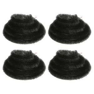 Blackspur Stainless Steel Gutter Brushes - 4M - Black - Pack of 4