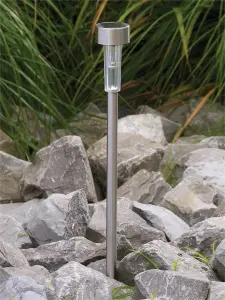 Luxform Solar Fuego Garden Spike Stainless Steel