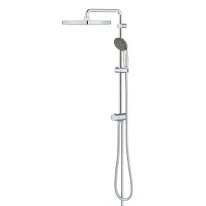 GROHE VITALIO START SYSTEM 250 CUBE FLEX SHOWER SYSTEM WITH DIVERTER FOR WALL MOUNTING