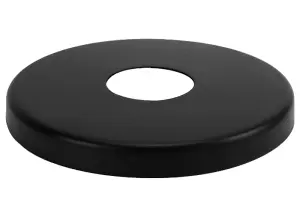 Tycner 26mm 3/4" Inch BSP Black Finished Steel Valve Tap Pipe Cover Collar 8mm High