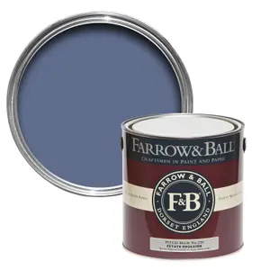 Farrow & Ball Estate Pitch blue No.220 Matt Emulsion paint, 2.5L