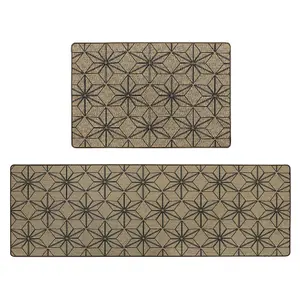 JVL Elegance Machine Washable Doormat and Runner, Stars