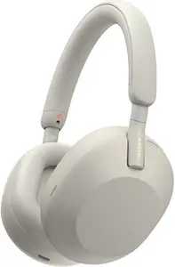 SONY WH-1000XM5 Wireless Bluetooth Noise-Cancelling Headphones - Silver