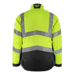 Mascot Safe Supreme Oxford Work Jacket (Hi-Vis Yellow/Black)  (XX Large)