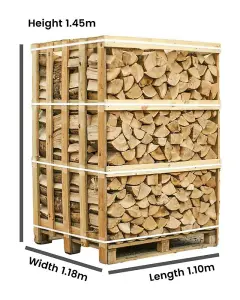 Jumbo Crate Kiln Dried Ash Firewood Logs