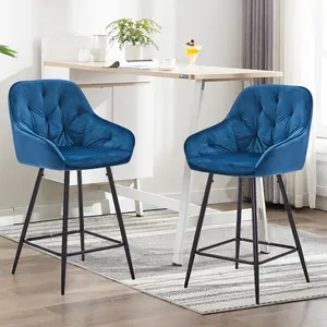 60Cm Stool (Set of 2) Blue