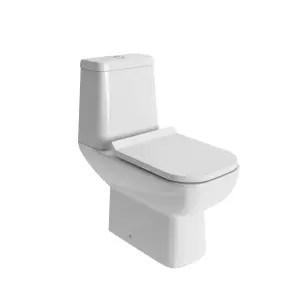 Thornfield Close Coupled Toilet with Eco Flush & Includes Slim Soft Close Seat