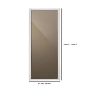 Spacepro Made to measure Sliding wardrobe door x (W) 900mm