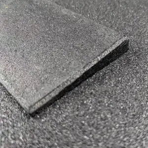 Gym Mat Edge Finishing Strip - 20mm Thick - 50cm Long - Rubber Crumb