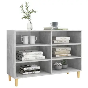 Berkfield Sideboard Concrete Grey 103.5x35x70 cm Engineered Wood