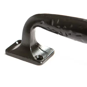 Hammer & Tongs Forged Barn Door Handle - H150mm - Black - Pack of 4