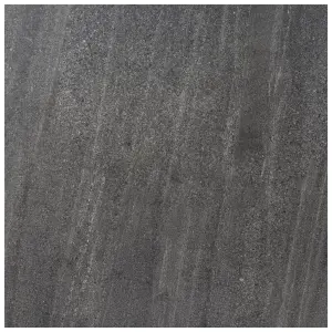 Fresca Agate Black Matt Stone effect Textured Porcelain Outdoor Floor Tile, Pack of 2, (L)600mm (W)600mm