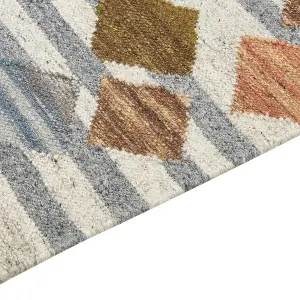 Wool Kilim Area Rug 200 x 300 cm Multicolour KASAKH